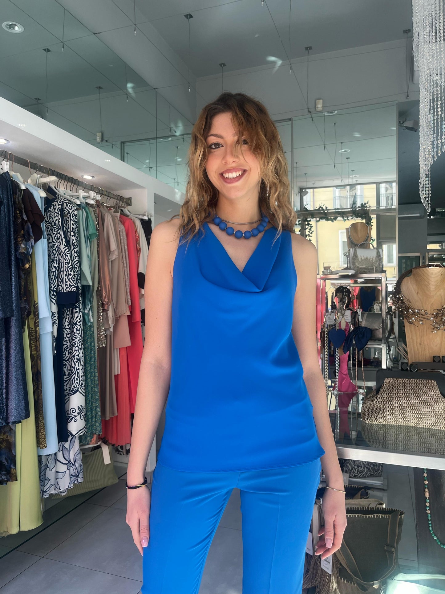 Canotta con collo morbido - Stendhal - Made in Italy -