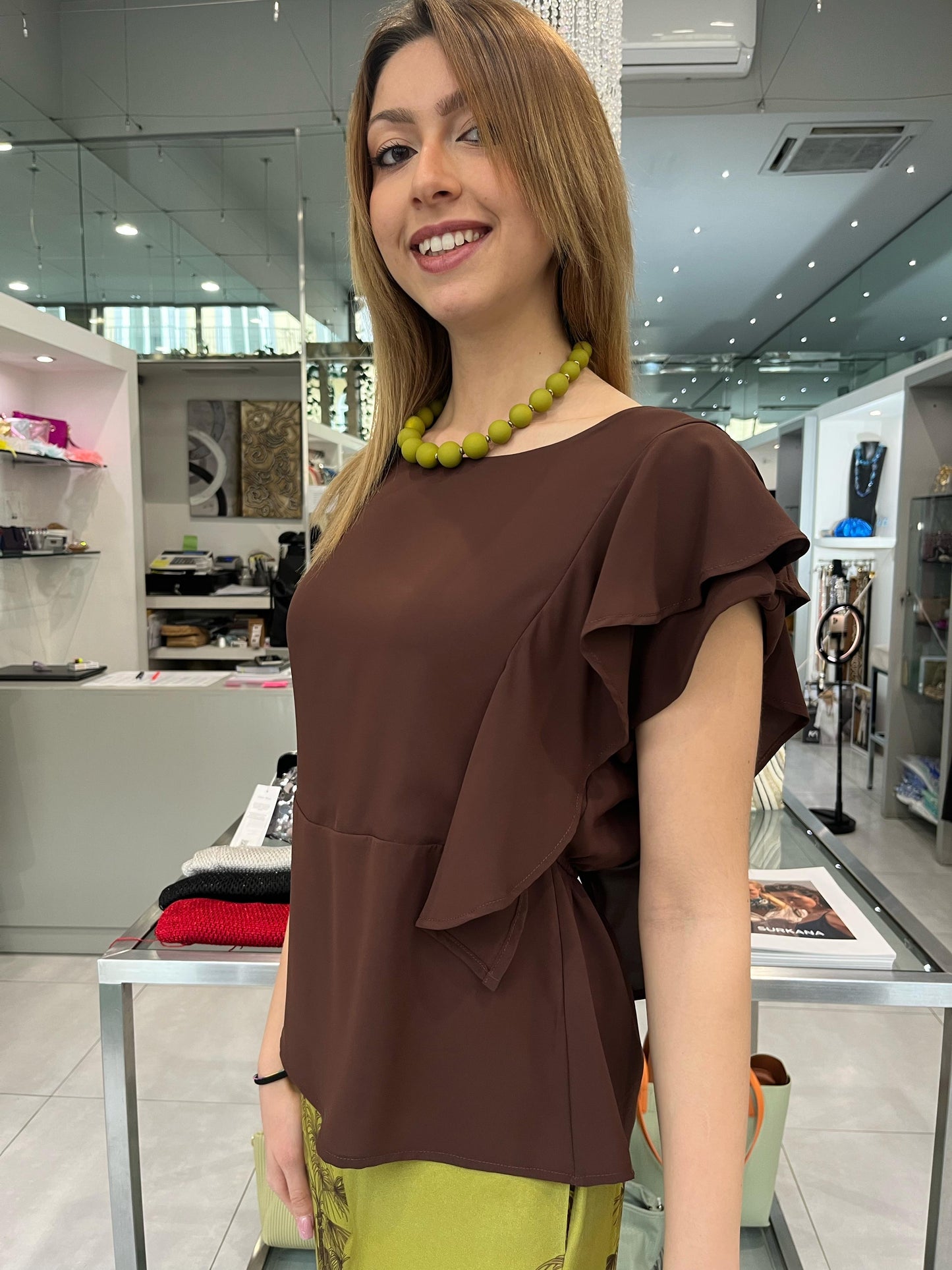 Blusa con rouches - Siste’s - Made in Italy-