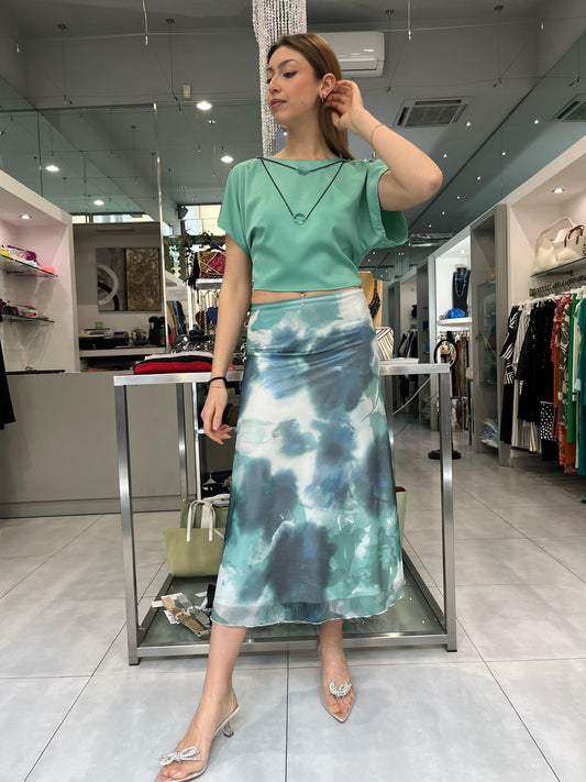 Blusa con accessorio - Siste’S - Made in Italy -