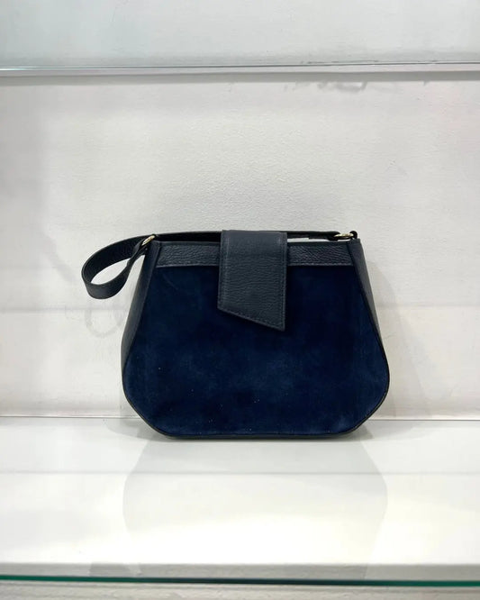 Borsa in pelle e camoscio - Made in Italy Ecò dettagli di moda