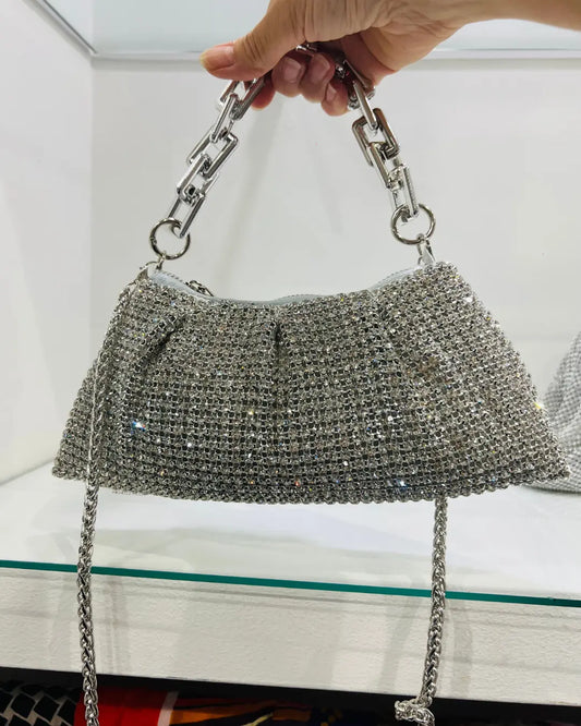 Pochette in strass Ecò dettagli di moda