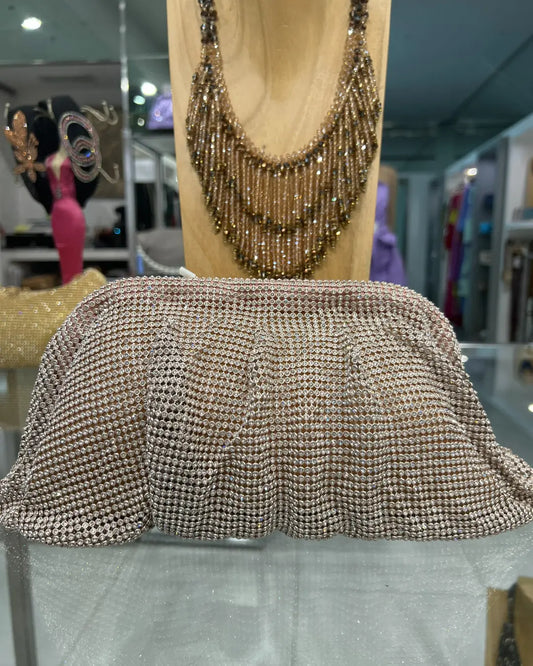 Pochette in strass Ecò dettagli di moda