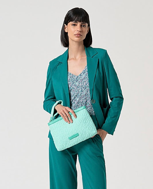 Giacca jersey smeraldo foderata - Surkana -