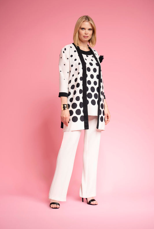 Spolverino a pois - Marina Talia - Made in Italy-