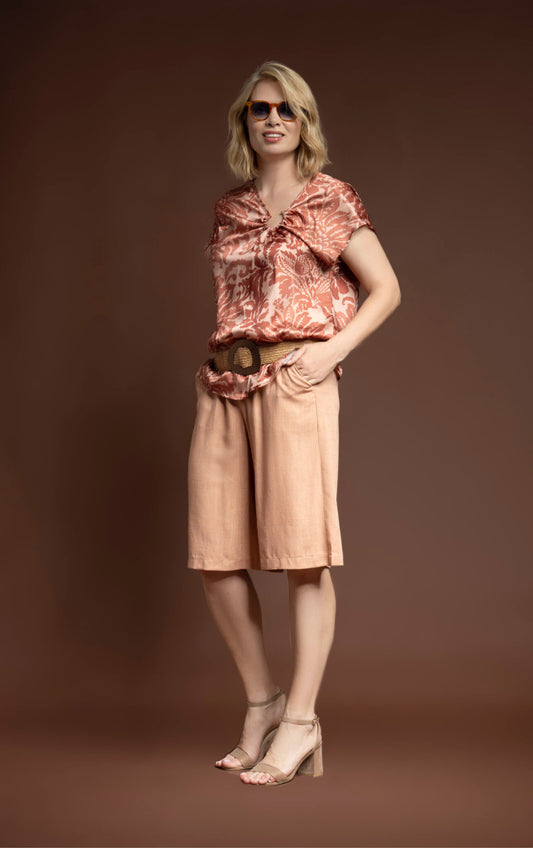 Casacca in Jersey fantasia - Marina Talia - Made in Italy-