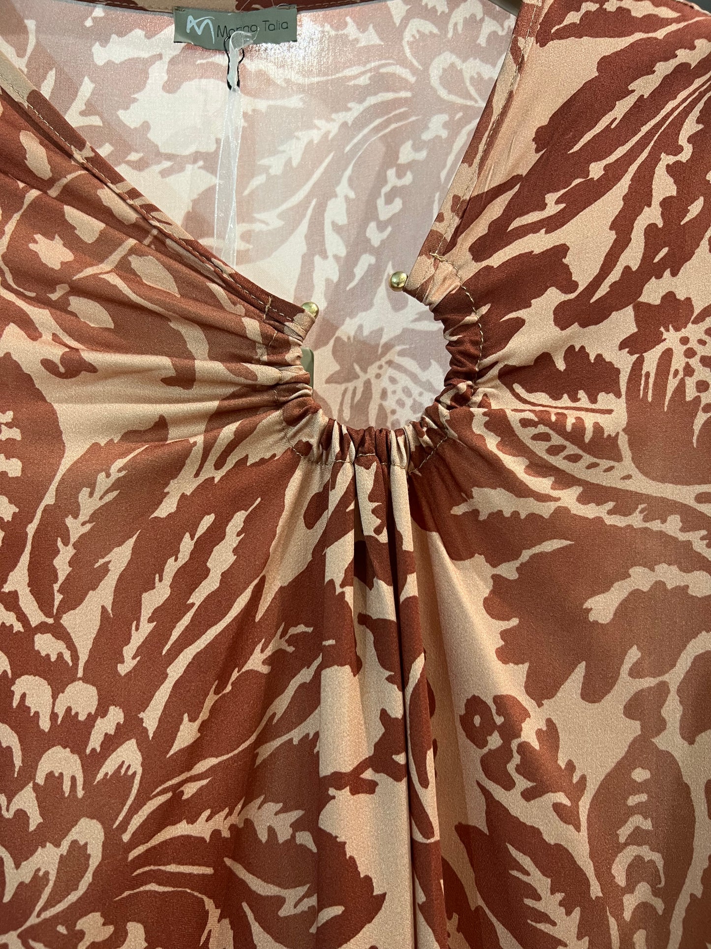 Casacca in Jersey fantasia - Marina Talia - Made in Italy-