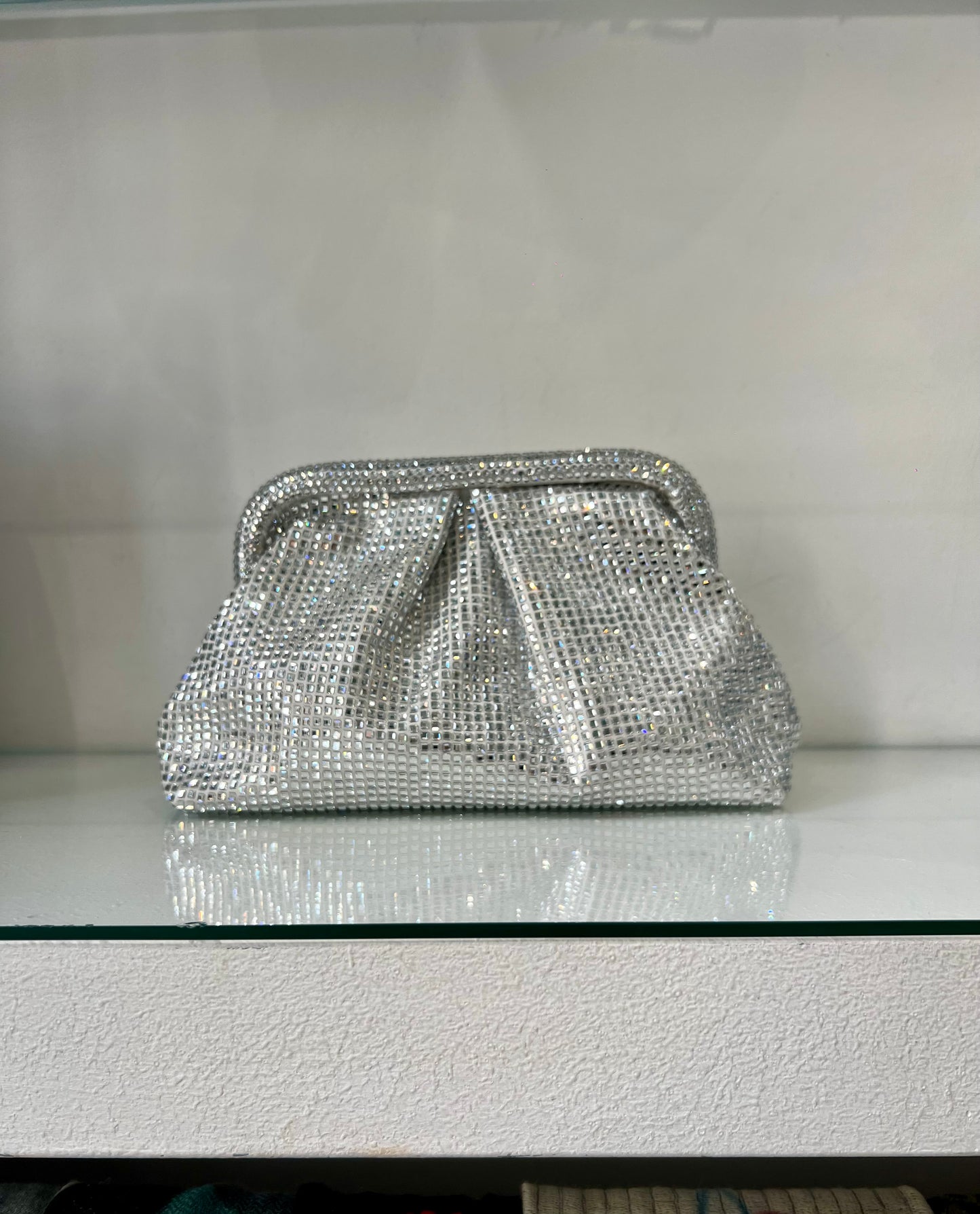 Clutch con strass