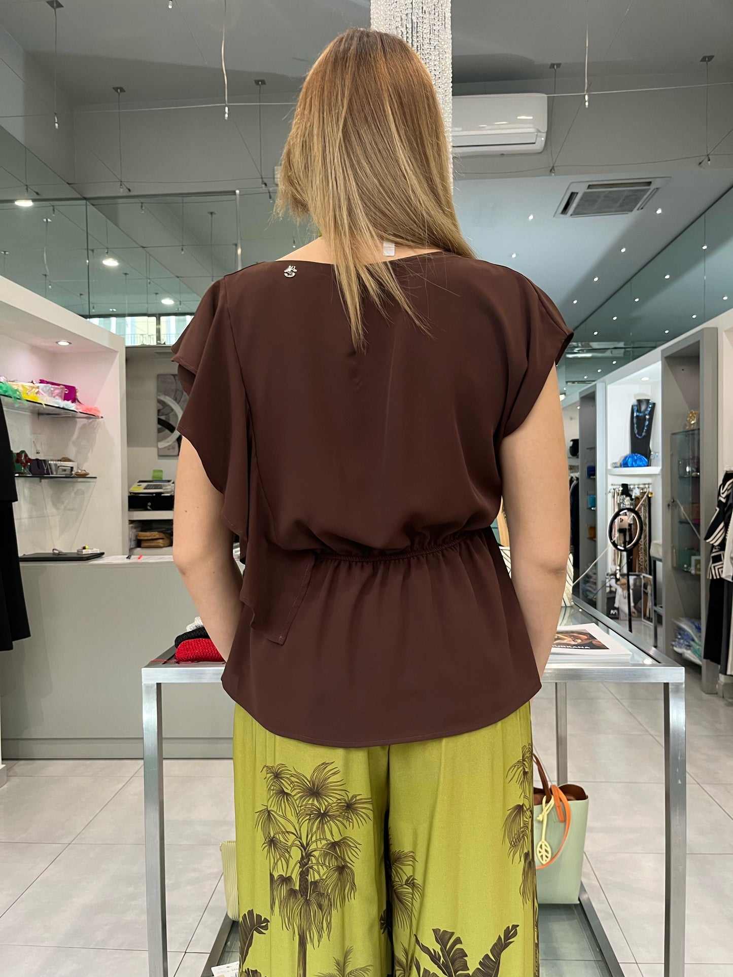 Blusa con rouches - Siste’s - Made in Italy-