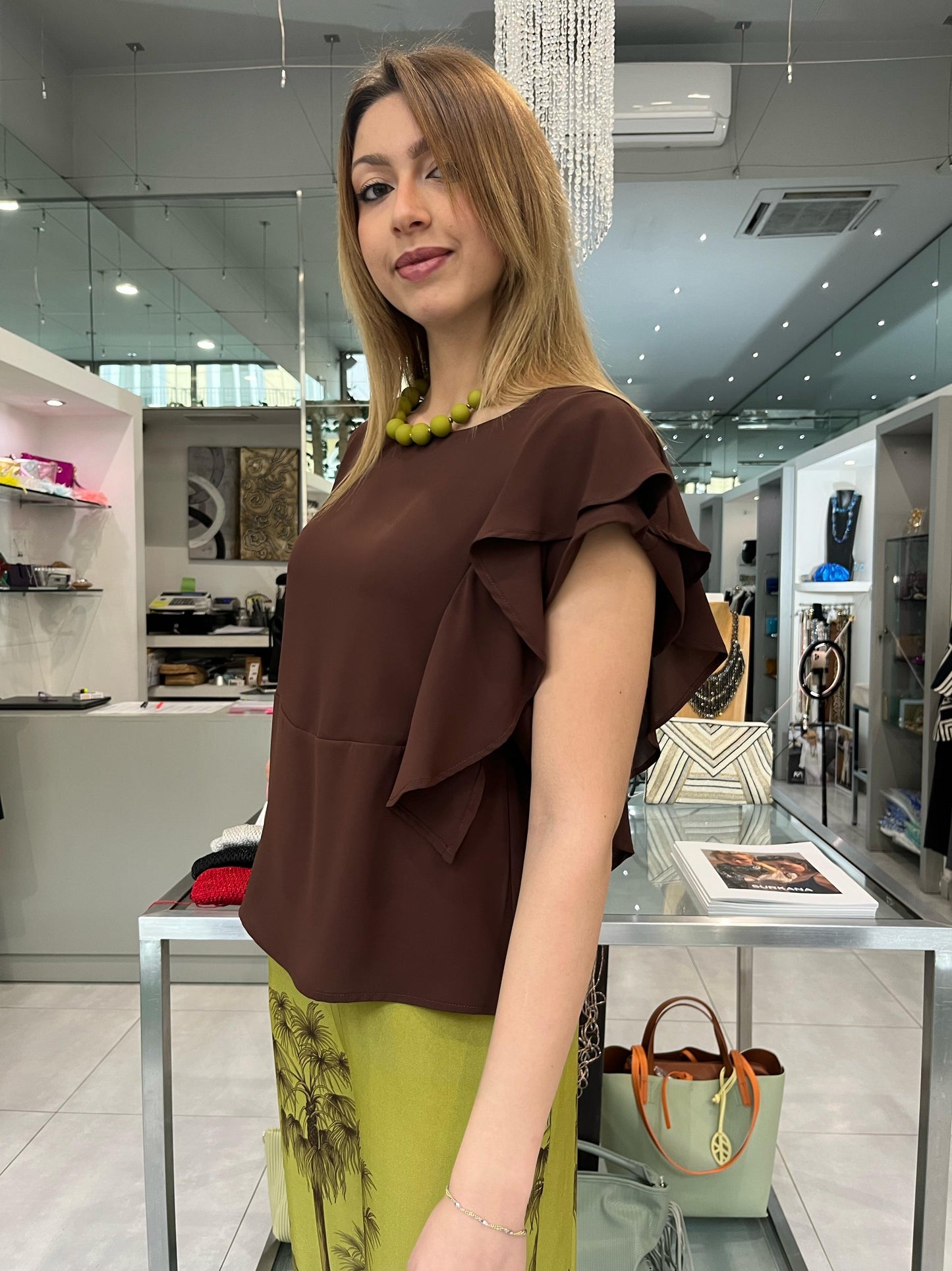 Blusa con rouches - Siste’s - Made in Italy-