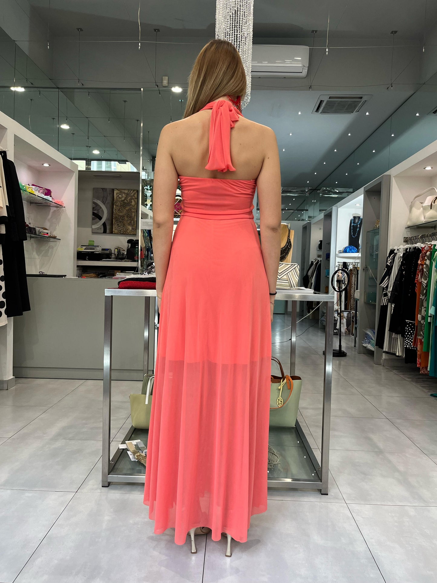 Abito lungo in tulle - Siste’S - Made in Italy -
